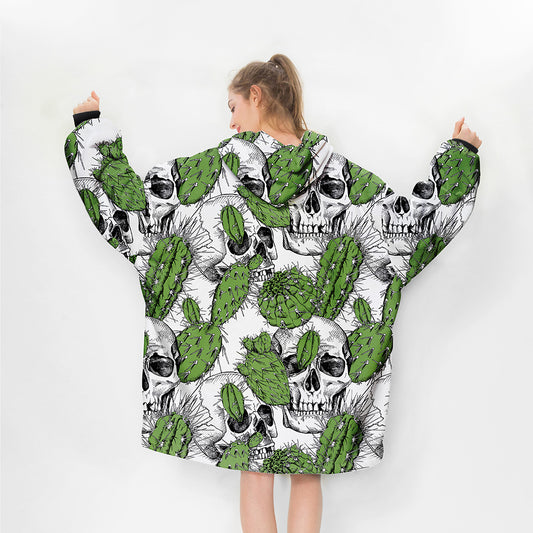 wearable hooded blanket