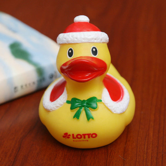 Christmas rubber duck toy