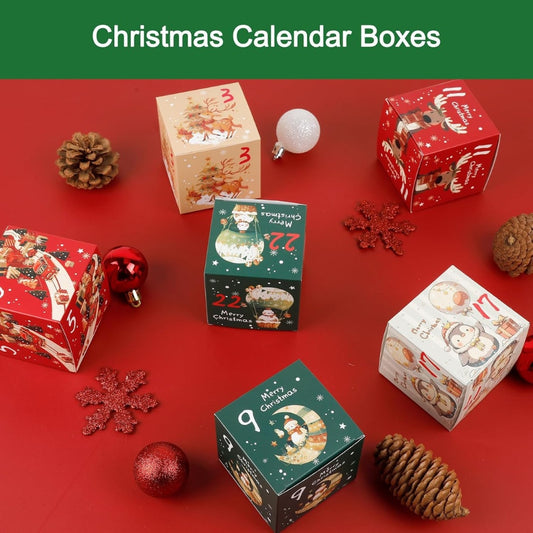 Christmas advent calendar boxes