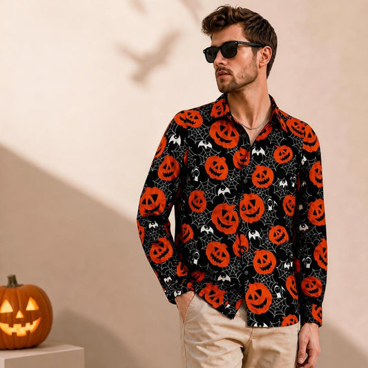 Halloween men's long sleeve shirt