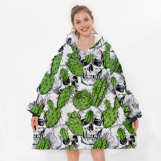 wearable hooded blanket