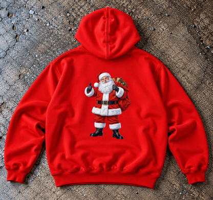 Coton ouaté rouge à capuche FABRHEM – Édition Noël