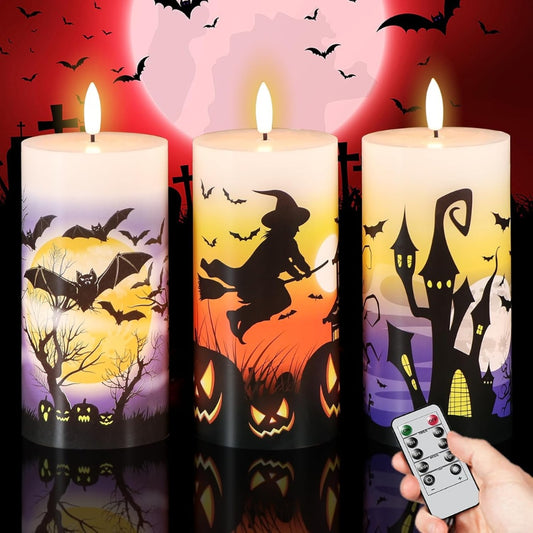Halloween flameless candles