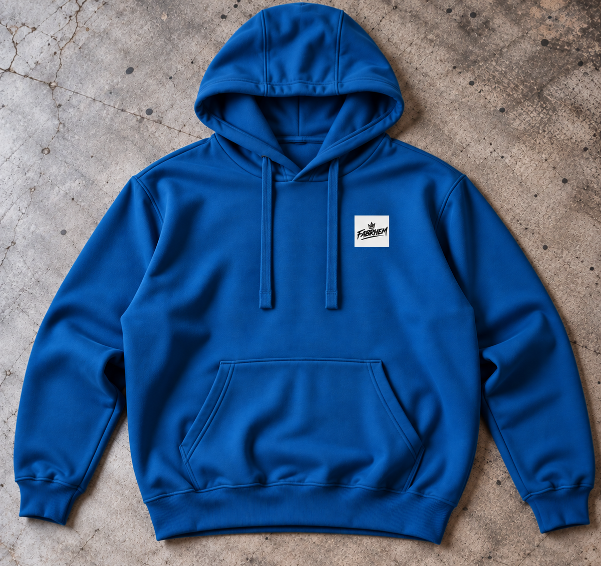 Unisex-Kapuzenpullover aus recyceltem Polyester zum Überziehen | Econscious EC5500 x Fabrhem