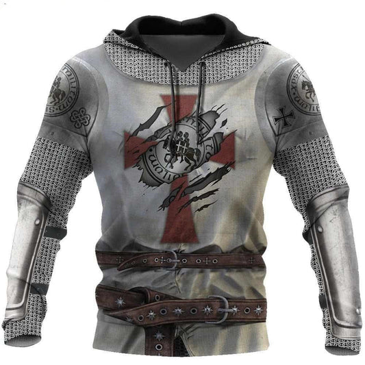 Men's 3D Printed Hoodie – Stylish Digital Print Pullover