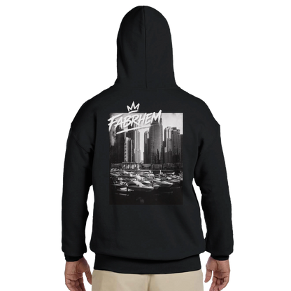 black hoodie